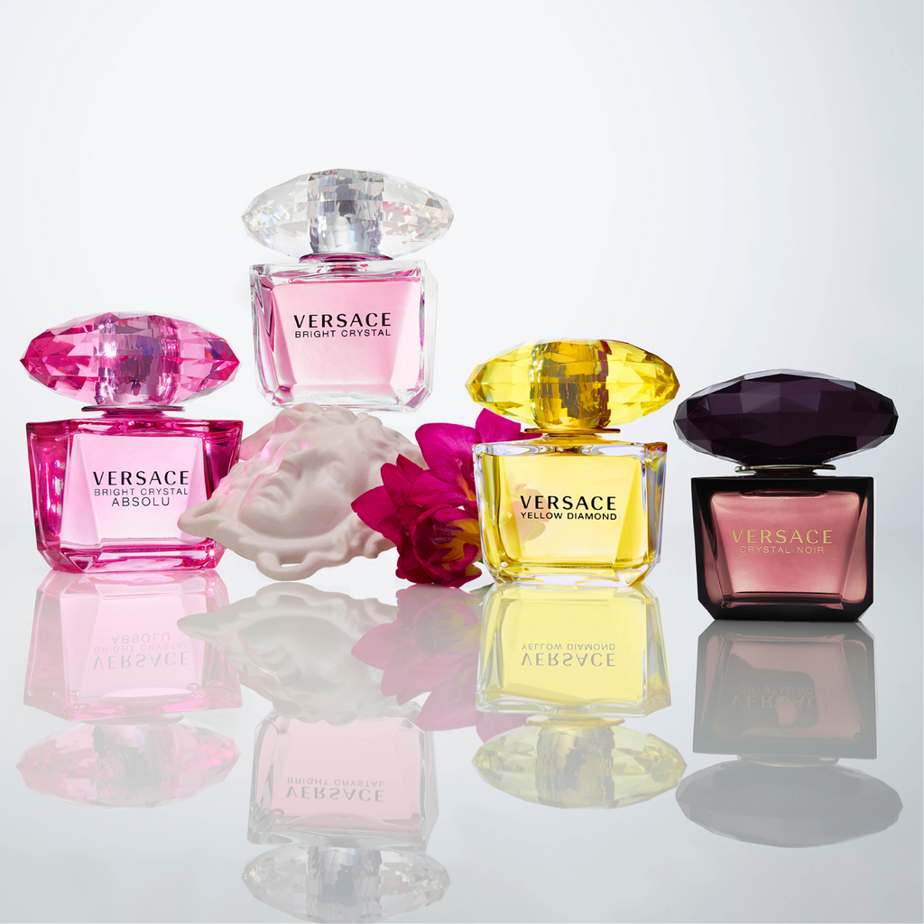 Yellow top crystal perfume