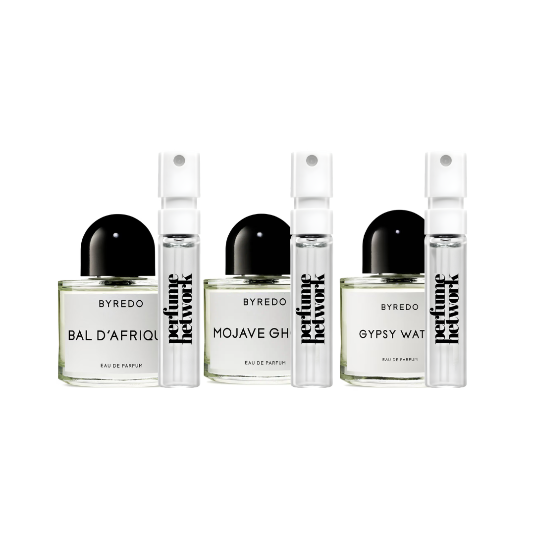 Byredo Best Sampling Set (Bal'd Afrique, Mojave Ghost, Gypsy Water) 3 x 1ml