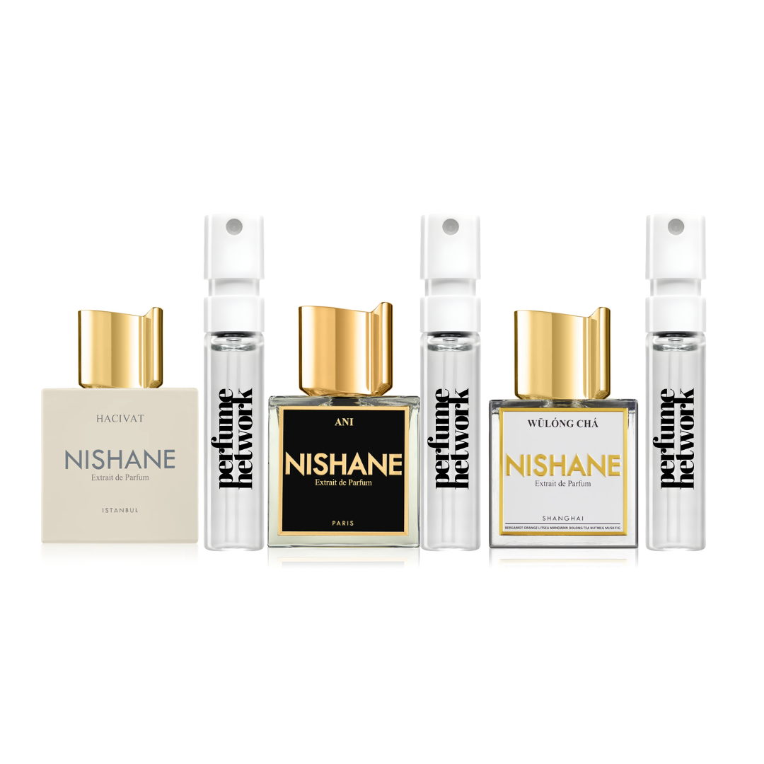 Nishane Best Sampling Set (Hacivat, Ani, Wulong Cha) 3 x 1ml