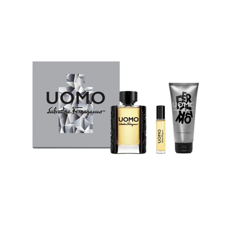 Ferragamo Uomo SF Set (EDT100ml+SSG100ml+PS10ml)