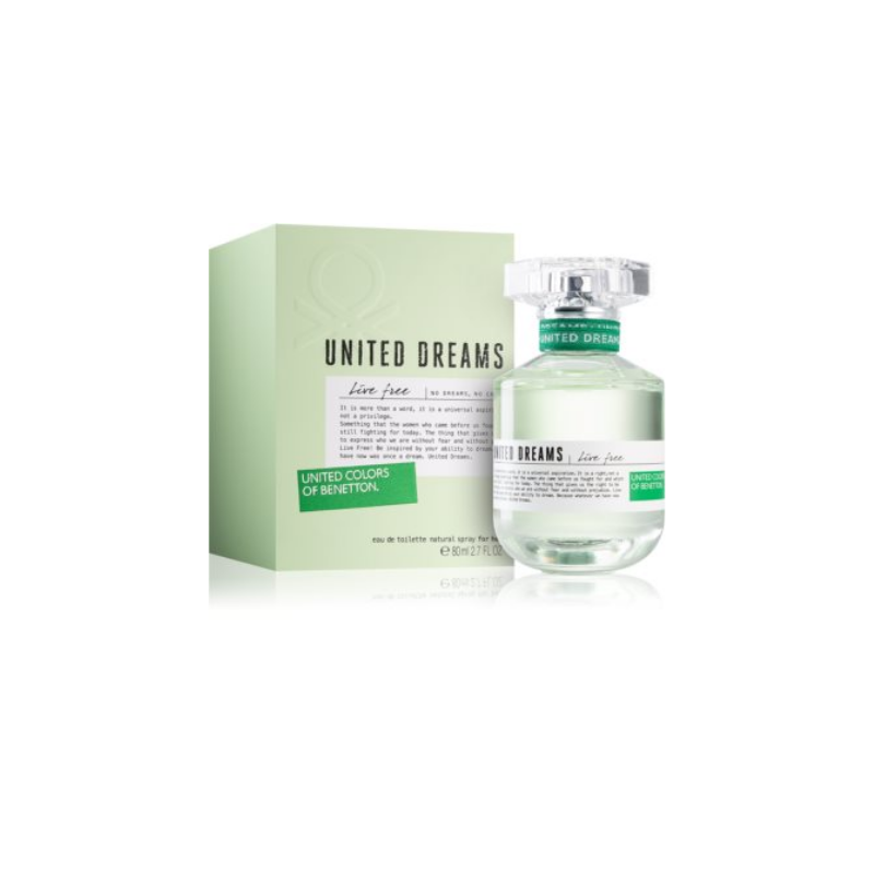 Benetton United Dreams for her Live Free 100ml 
