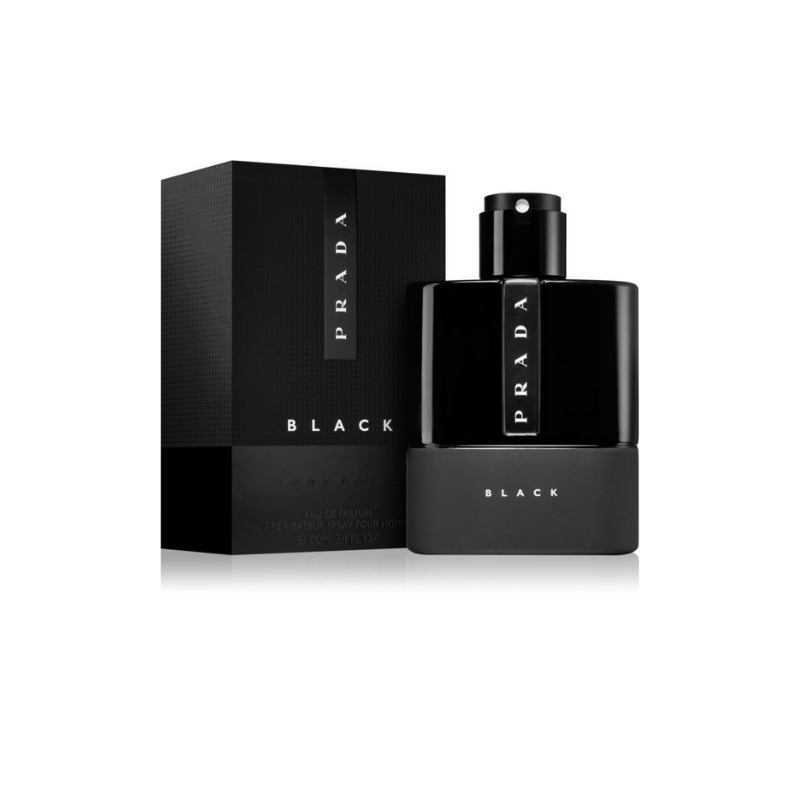 Prada black discount luna rossa